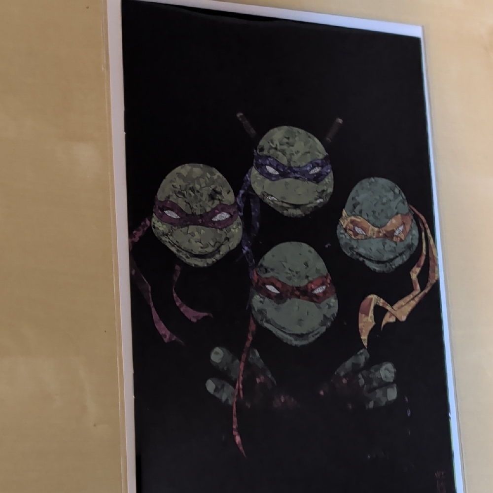 Tmnt #1 QUEEN Bohemian Rhapsody Homage KYLE WILLIS VIRGIN FOIL - Picture 2 of 5
